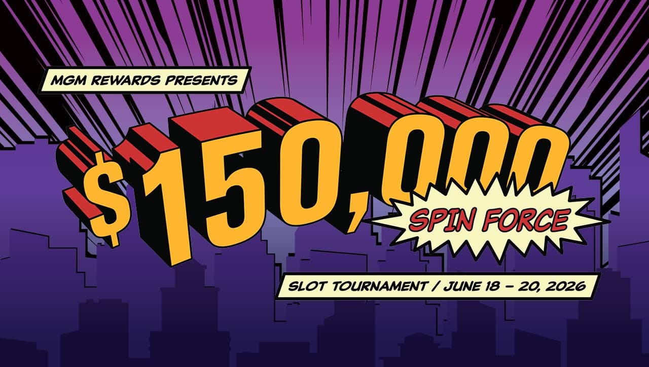 $150,000 Spin Force Slot Tournament